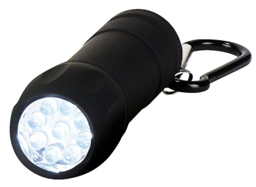 Preview: Moses - Expedition Natur Taschenlampe mit Karabiner SCHWARZ