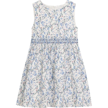 Danamade - Dress Kleid Blümchen weiß/blau