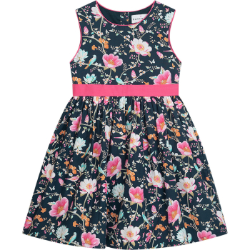 Danamade - DJasmin Kleid/ Blumenprint Navy