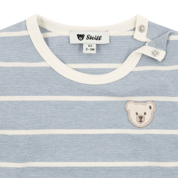 Steiff - Langarmshirt gestreift stonewash