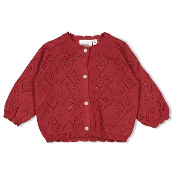 Feetje - Strickjacke - Ladybug/Johannisbeere