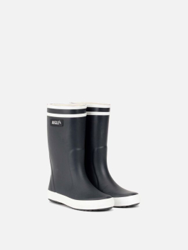 AIGLE Gummistiefel Naturkautschuk LOLLYPOP MARINE/BLANC