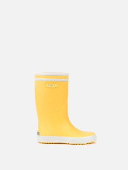 AIGLE Gummistiefel Naturkautschuk LOLLYPOP JAUNE/BLANC