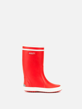 AIGLE Gummistiefel Naturkautschuk LOLLYPOP ROUGE/BLANC