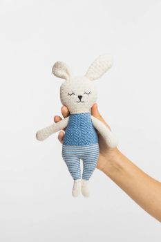 Tranquillo Kuscheltier HOPPELOO blau