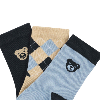 Steiff - Socken GOTS beige/blau