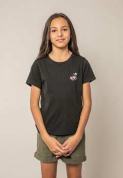 DEELUXE - T-Shirt CHERRYHEARTH schwarz