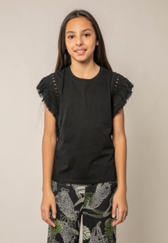 DEELUXE - T-Shirt DAYNA schwarz