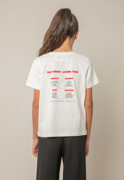 Preview: DEELUXE - T-Shirt ROCKCHERRY weiß