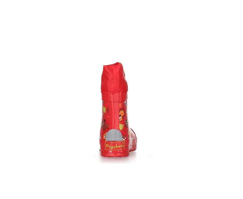 Playshoes Kinder Gummistiefel Halbschaft Basic gefüttert