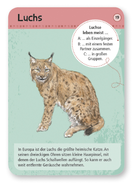 Moses - Expedition Natur 50 heimische Wald- & Wildtiere