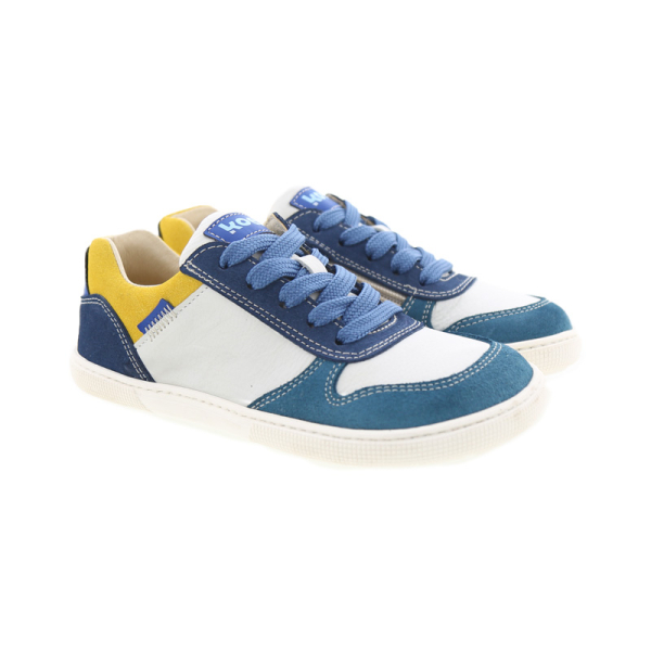 KOEL - Date Suede - blue/yellow