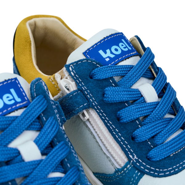 KOEL - Date Suede - blue/yellow