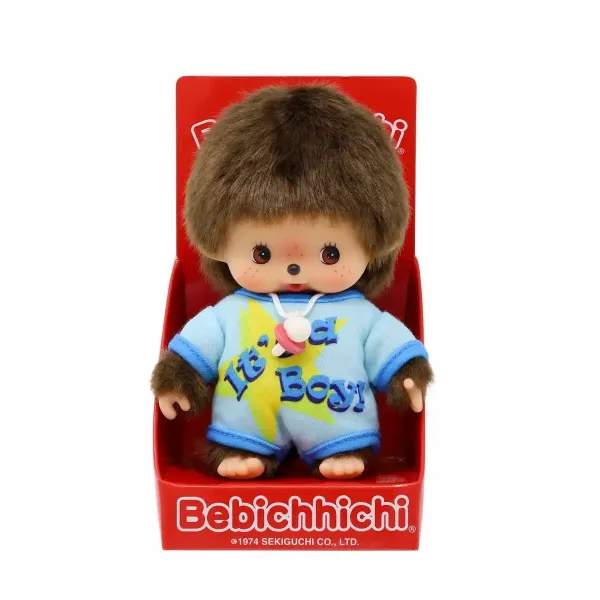 Monchhichi Plüschfigur Bebichhichi Romper It's a Boy 15 cm
