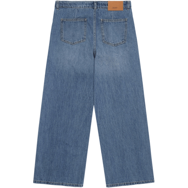Grunt- Jeanshose GRPlaty Pleat BlueDenim
