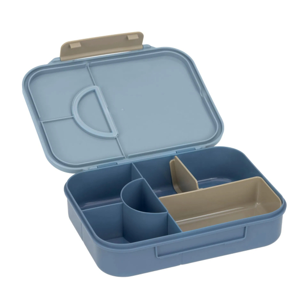 Lässig - Brotdose Bento Lunchbox - Pattern Party blau