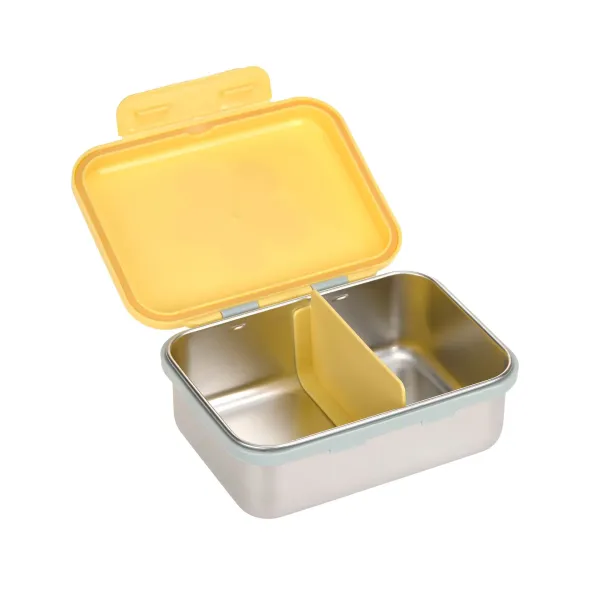 Lässig Brotdose - Lunchbox Edelstahl Happy Trails - Flower