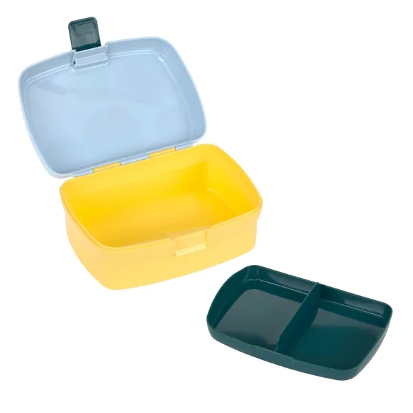 Lässig Brotdose - Lunchbox Smileyworld blau