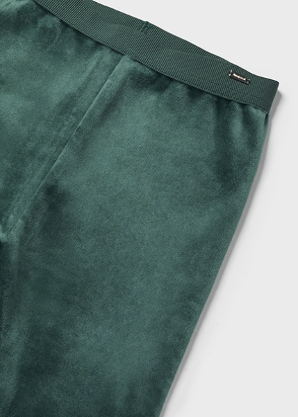 Mayoral - Samt Leggings dunkelgrün
