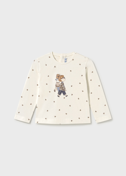 Mayoral - Langarmshirt Blümchen