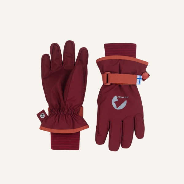 Finkid - PIKKURILLI - Fingerhandschuhe cranberry/rust