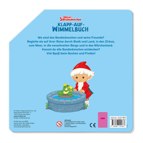 Trötsch - Unser Sandmännchen - Klapp-Auf-Wimmelbuch
