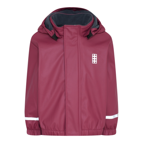 LegoWear - gefütterte Regenjacke bourdeaux