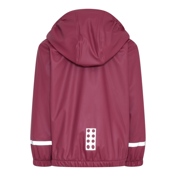 LegoWear - gefütterte Regenjacke bourdeaux