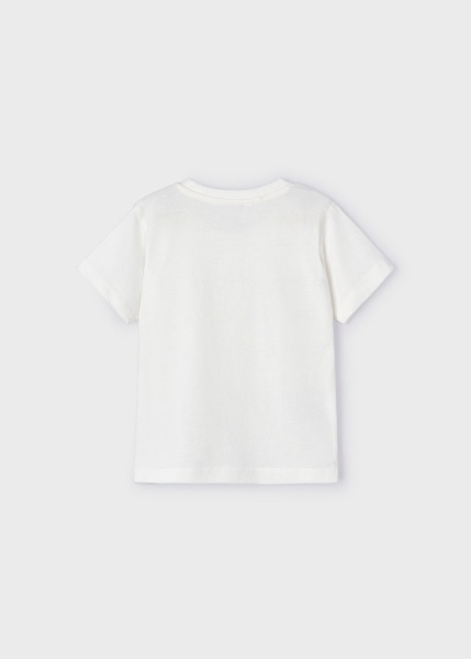 Mayoral - T-Shirt Flugzeug weiß/rot