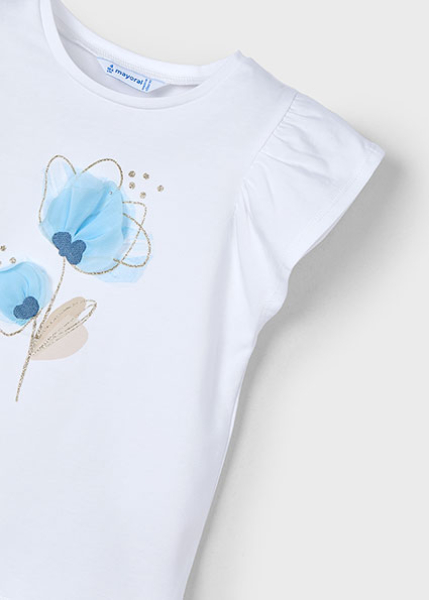Mayoral - T-Shirt cremeweiß