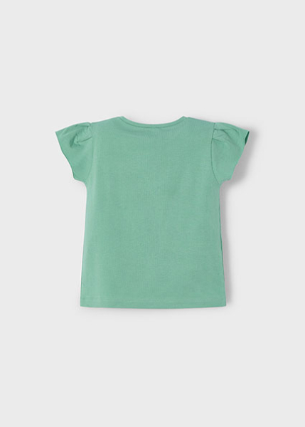 Mayoral - T-Shirt Stickerei/ Minze
