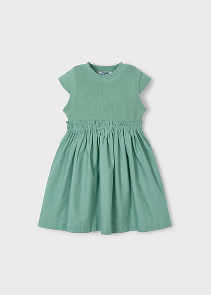 Mayoral - Kleid gerippt Minze