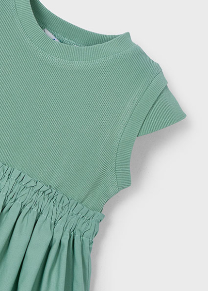 Mayoral - Kleid gerippt Minze