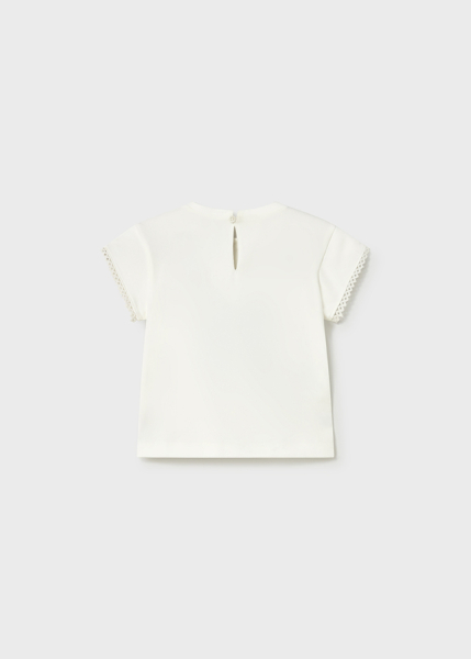 Mayoral - T-Shirt weiß/Blume