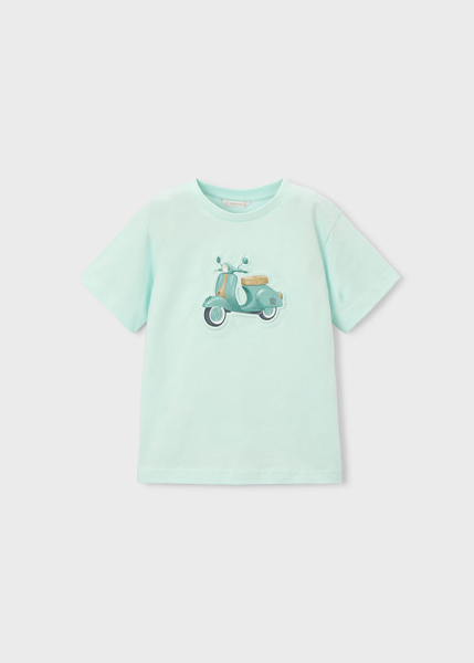 Mayoral - T-Shirt mit Motorroller-Relief