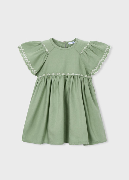 Mayoral - Kleid mit Stickdetails