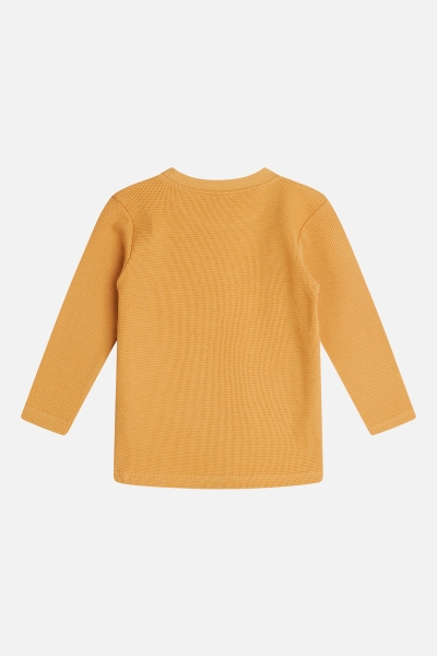 Hust&Claire - Langarmshirt senfgelb- Smiley
