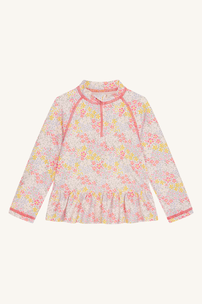 Hust&Claire - Maiak - Blümchen soft pink - UV-Schutz-Langarmshirt Hust&Claire - Maiak - Blümchen soft pink - UV-Schutz-Langarmshirt