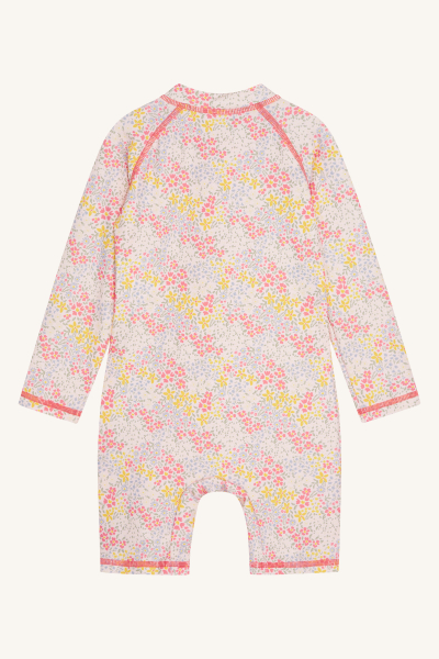 Hust&Claire - Malaz - Blümchen soft pink - UV-Schutz-Overall Hust&Claire - Malaz - Blümchen soft pink - UV-Schutz-Overall