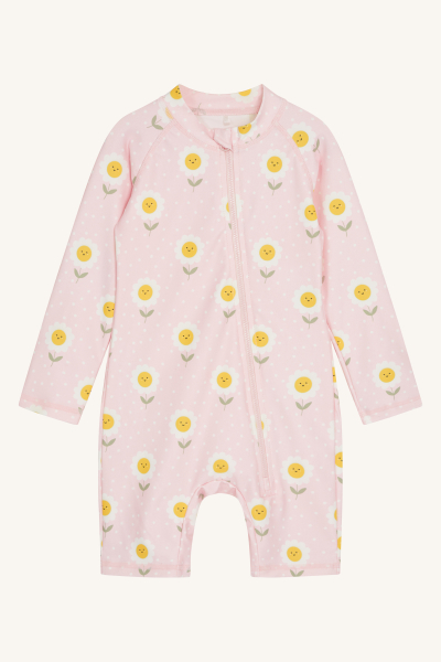 Hust&Claire - Malaz - Blume rosa - UV-Schutz-Overall Hust&Claire - Malaz - Blume rosa - UV-Schutz-Overall