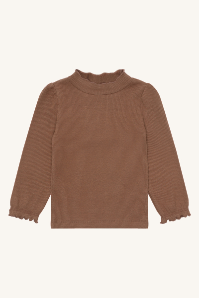 Hust&Claire -HC Amma - Langarmshirt braun