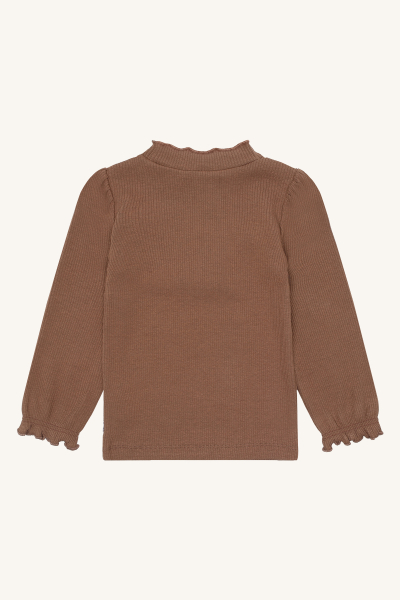 Hust&Claire -HC Amma - Langarmshirt braun