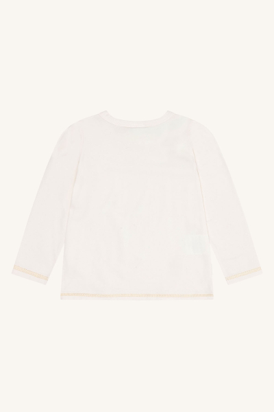 Hust&Claire -HC Alma - Langarmshirt weiß/Pferd