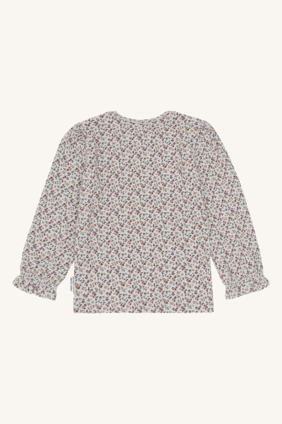 Hust&Claire -HC Alma - Langarmshirt blau/blümchen