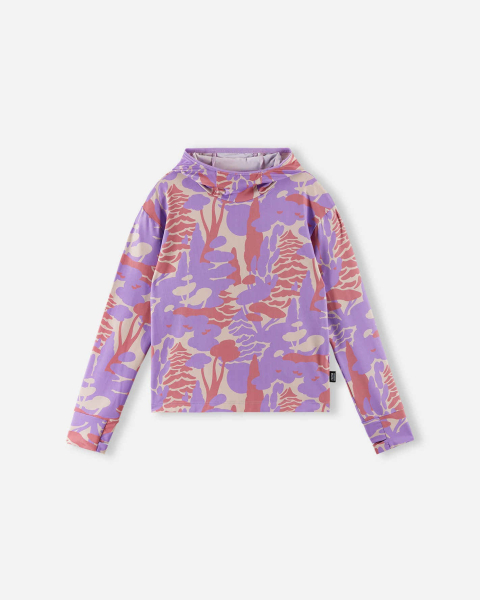 Reima - Surista Kapuzen-Langarmshirt mit Insektenschutz lila