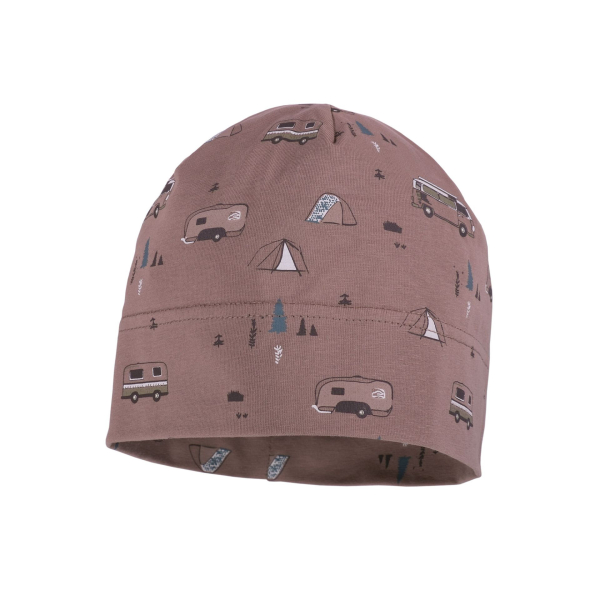 Maximo KIDS BOY-Beanie/Mütze Camping braun