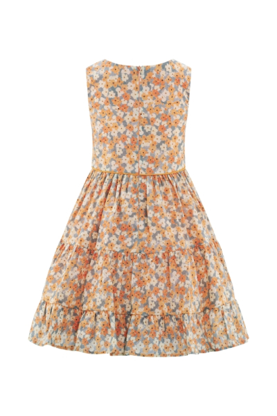 Happy Girls - Kleid Blümchen apricot