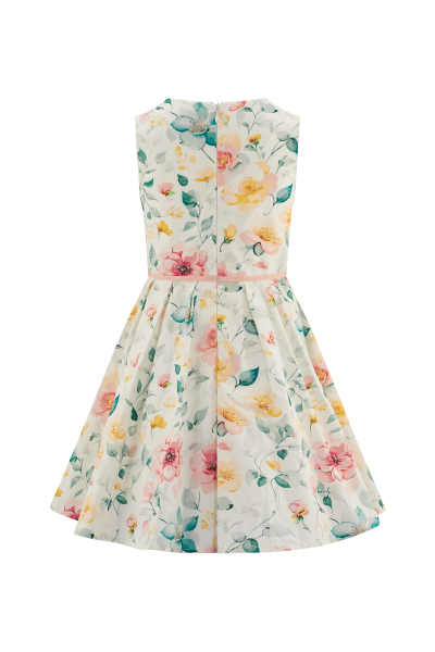 Happy Girls - Kleid Blumen ecru