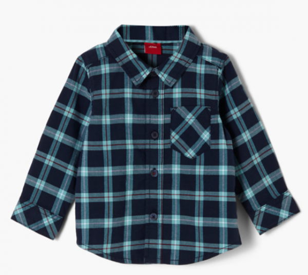 S.Oliver Baby Jungen Hemd Mit Fliege - Herzchen Motiv Hemdchen