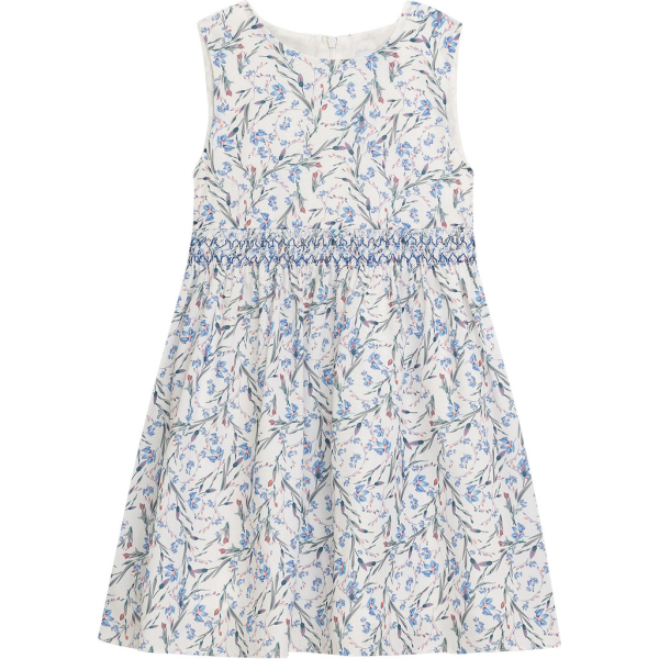 Danamade - Dress Kleid Blümchen weiß/blau